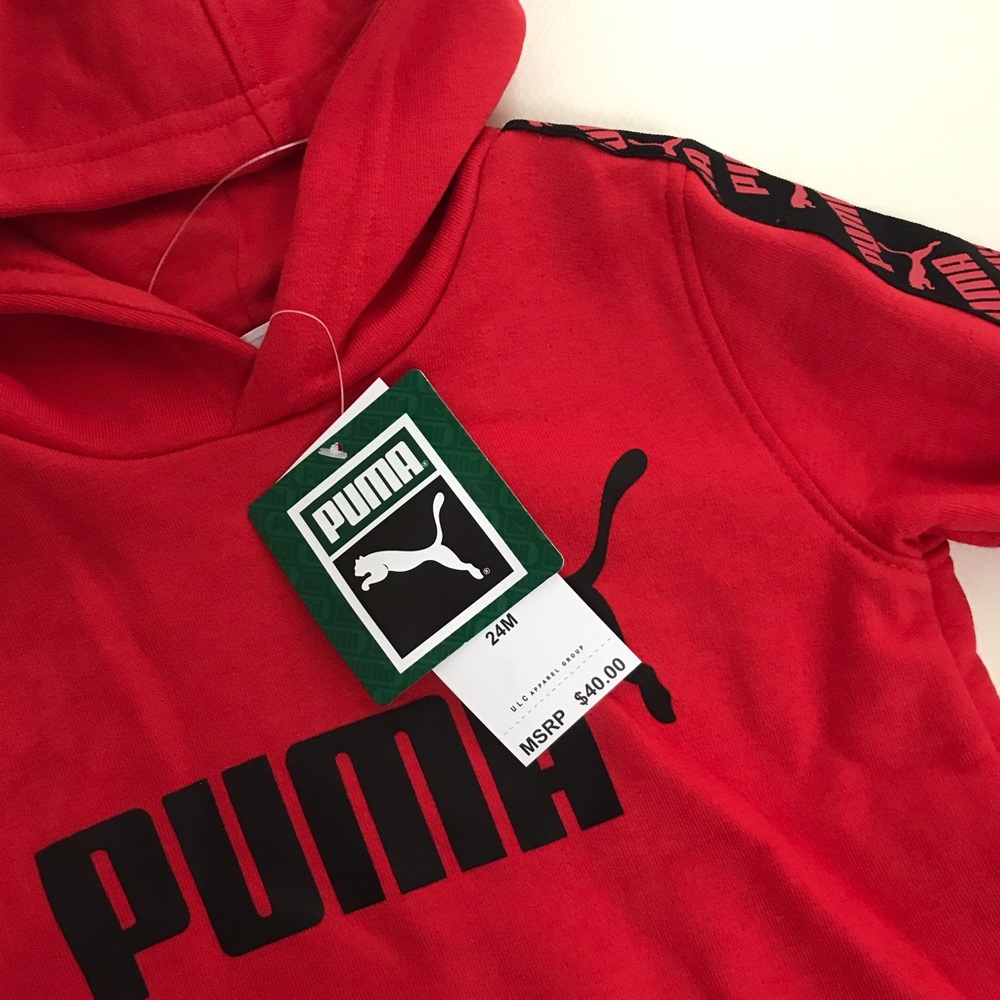 Puma hoodie set warm pants top - Picture 5 of 6